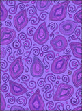 Purple Swirl Geode Pattern Rug