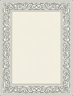 Ornate Scrollwork Elegant Art Deco Rug