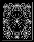 Ornate Floral Sunburst Design Rug