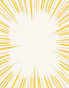 Radiant Yellow Burst Patterned Rug