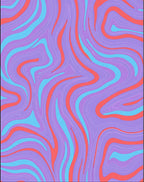 Retro Swirl Abstract Pattern Rug