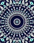 Mandala Lace Inspired Pattern Rug