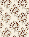 Traditional Floral Brown Beige Pattern Rug