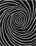 Monochromatic Swirl Pattern Rug