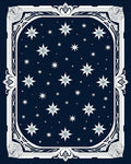 Celestial Star Pattern With Ornate Border Rug