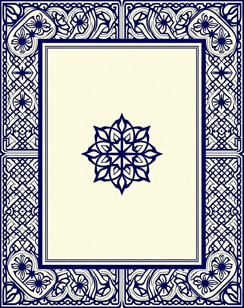 Ornate Border With Central Medallion Rug