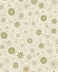 Circles with Whimsical Floral Accents Rug