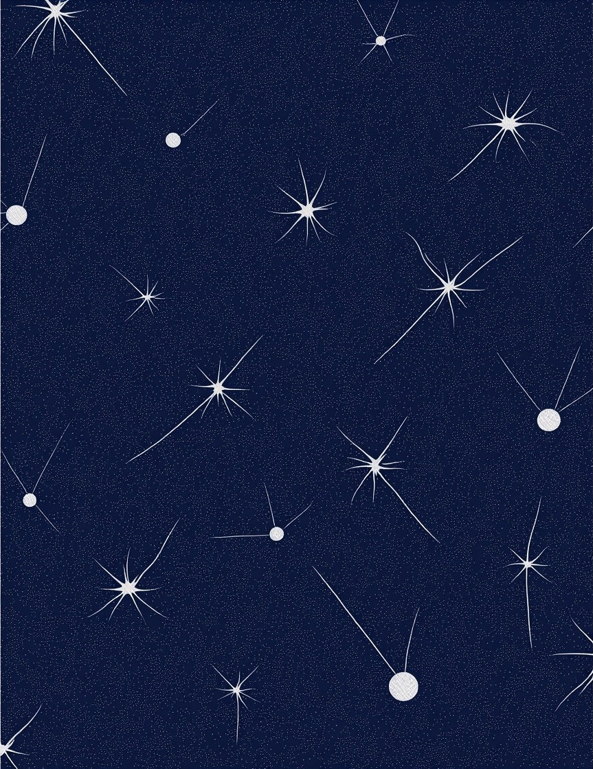 Starburst And Dots Pattern Rug
