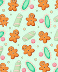 Gingerbread Pattern with Candy Accents Rug