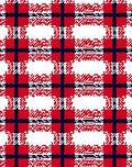 Red Navy White Plaid Pattern Design Rug