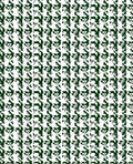 Tonal Houndstooth Pattern Design Rug