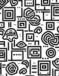 Bold Abstract Geometric Design Rug