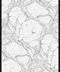 Abstract Organic Contour Pattern Rug