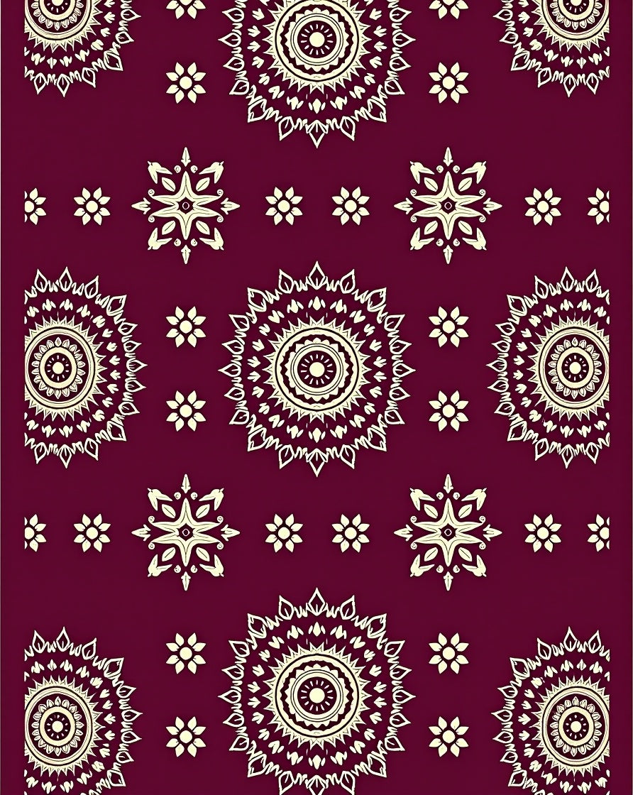 Mandala Inspired Intricate Pattern Rug