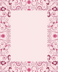 Ornate Floral Swirl Design Rug