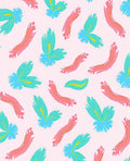 Abstract Brushstroke Floral Pattern Rug