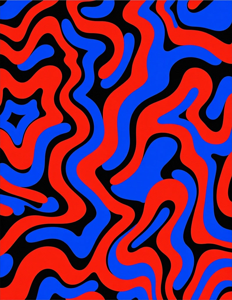 Bold Abstract Swirls Rug