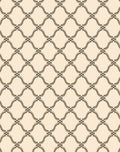 Ornate Lattice Patterned Neutral Rug
