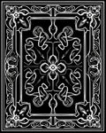 Ornate Floral And Swirl Pattern Rug