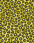 Bold Yellow Black Abstract Spots Rug