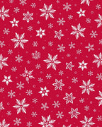 Festive Snowflake Pattern Design Rug