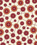 Connected Circular Pattern Design Rug