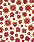 Connected Circular Pattern Design Rug