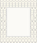 Cream Gray Abstract Geometric Pattern Rug