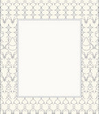 Cream Gray Abstract Geometric Pattern Rug
