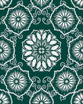 Intricate Floral Mandala Pattern Rug