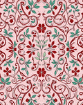 Elegant Floral Swirls Design Rug