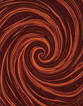 Abstract Swirls Warm Nebula Pattern Rug