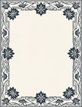 Art Nouveau Floral Frame Design Rug