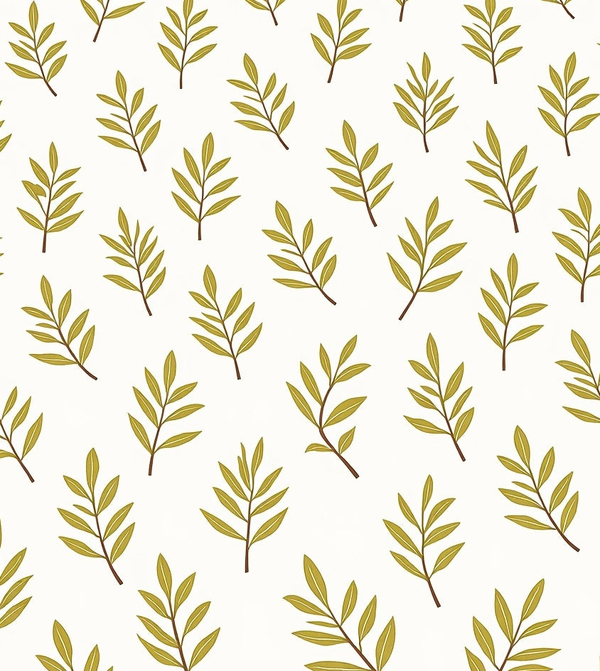 Olive Branch Pattern Rug