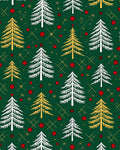 Festive Tree Pattern Design Rug