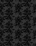 Dark Floral Silhouette Design Rug
