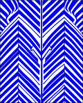 Bold Blue White Chevron Stripes Rug