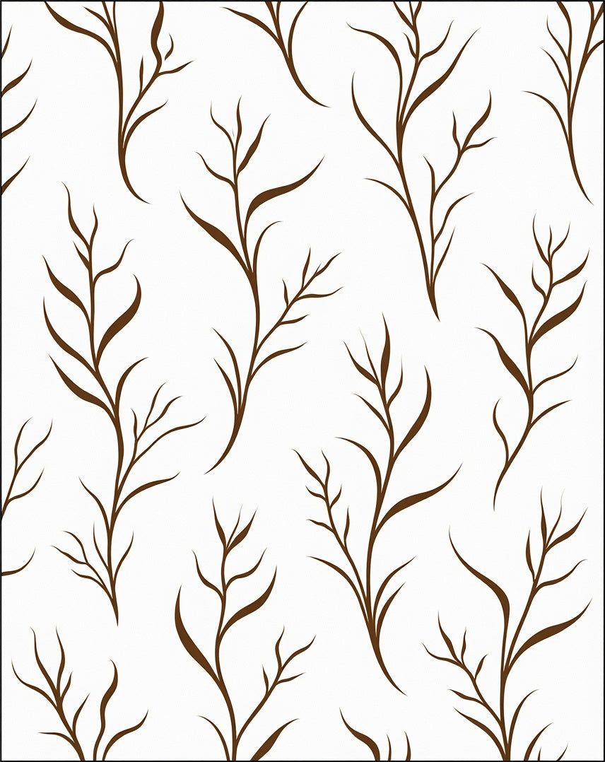 Stripe Willow Branch Pattern Rug