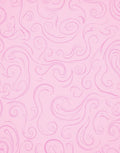 Soft Pink Swirl Pattern Design Rug