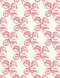 Delicate Pink Floral Swirl Pattern Rug