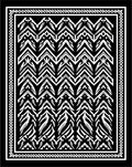 Bold Black White Geometric Stripe Pattern Rug