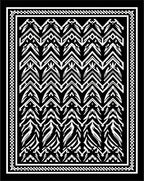 Bold Black White Geometric Stripe Pattern Rug