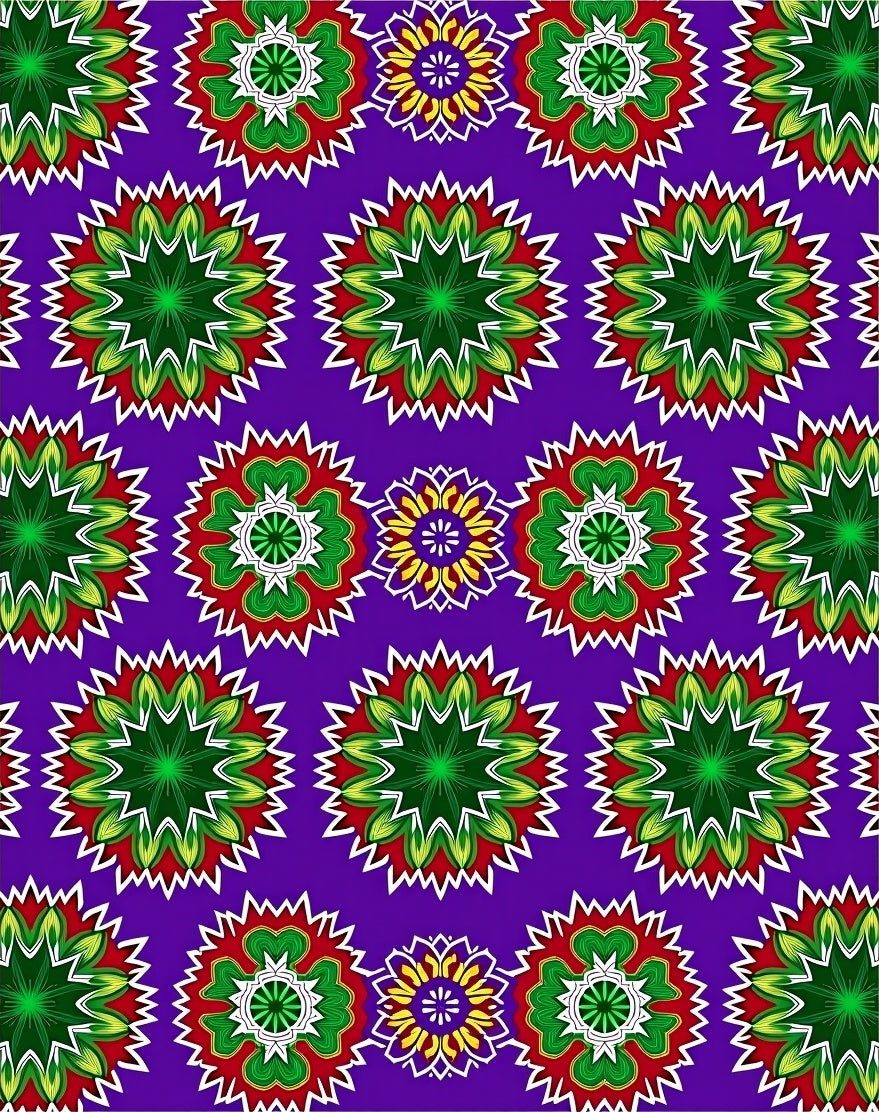 Vibrant Mandala Patterned Rug
