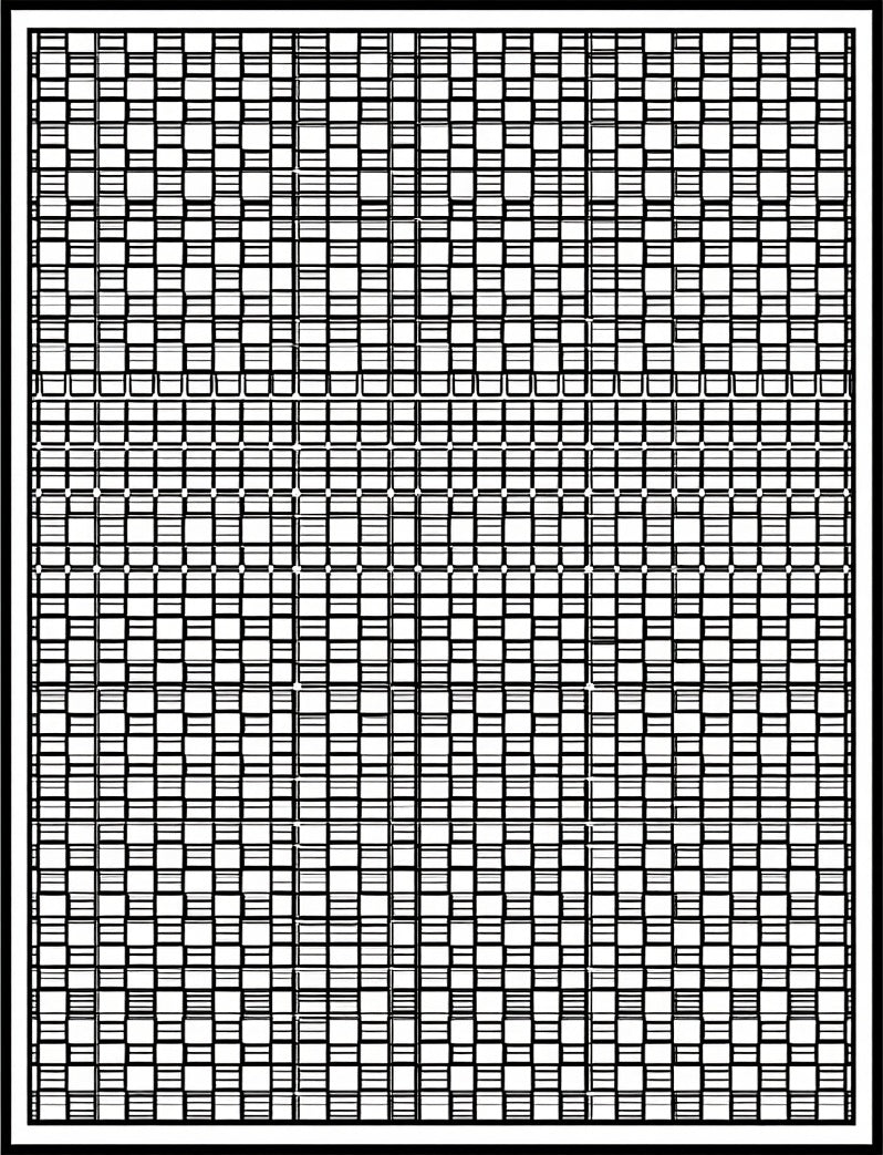 Bold Geometric Checkered Illusion Rug