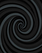 Dark Swirl Optical Illusion Rug