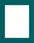 Deep Teal Abstract Swirl Pattern Rug