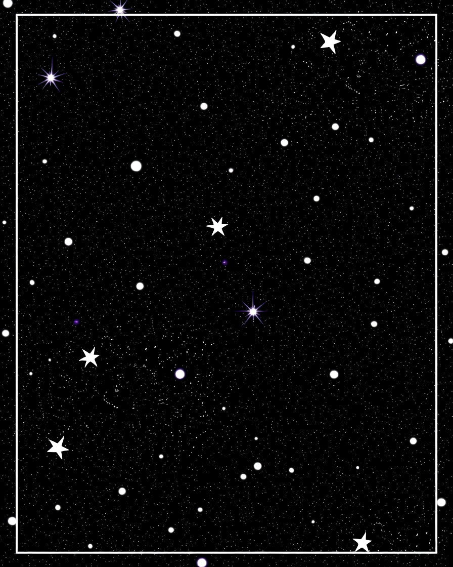 Cosmic Starry Night Pattern Rug