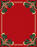 Festive Floral Corner Border Rug
