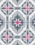 Modern Floral Geometric Pattern Rug