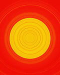 Concentric Sunburst Pattern Rug